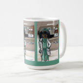 BEDANKT U DE ARTS, DE VERPLEKKINGEN EN DE EERSTE R KOFFIEMOK (Voorkant rechts)