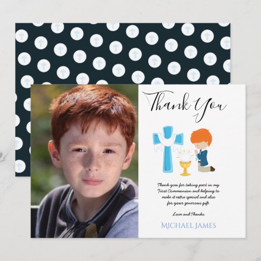 BEDANKT U DE EERSTE PHOTOKaart VAN de GEMEENSCHAP (Voorkant / Achterkant)