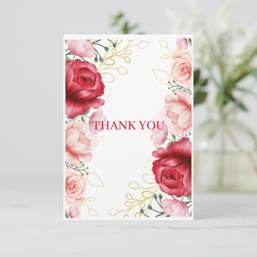 BEDANKT U EEN FANTASIEKaart (Staand voorkant)