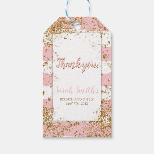 BEDANKT U KUNNEN EN KOPEN CADEAULABEL (Voorkant)