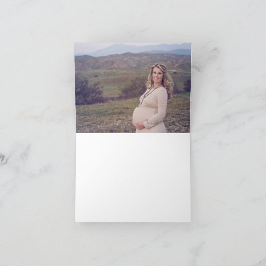 BEDANKT U Man Baby shower blauw | FOTO (Binnen)