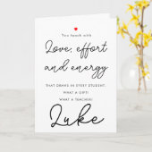 BEDANKT U MET DE bewerkbare naamkaart Kaart (Gele Bloem)