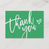 BEDANKT U modern bedrijfstussenvoegsel groen label (Voorkant)