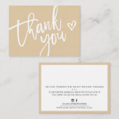 BEDANKT U modern label champagne invoegen (Voorkant / Achterkant)