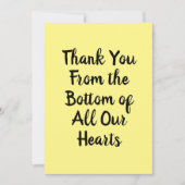 Bedankt uit de onderkant van het hart Hartelijk da (Voorkant)