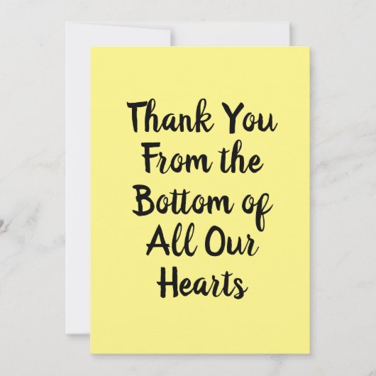 Bedankt uit de onderkant van het hart Hartelijk da (Voorkant)
