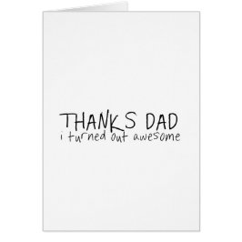 Bedankt vader... Vaderdag cadeau