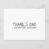 Bedankt vader... Vaderdag cadeau Briefkaart (Voorkant)