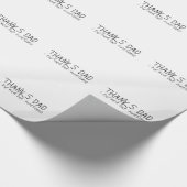 Bedankt vader... Vaderdag cadeau Cadeaupapier (Hoek)