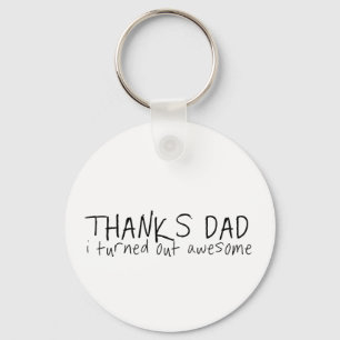 Bedankt vader... Vaderdag cadeau Sleutelhanger