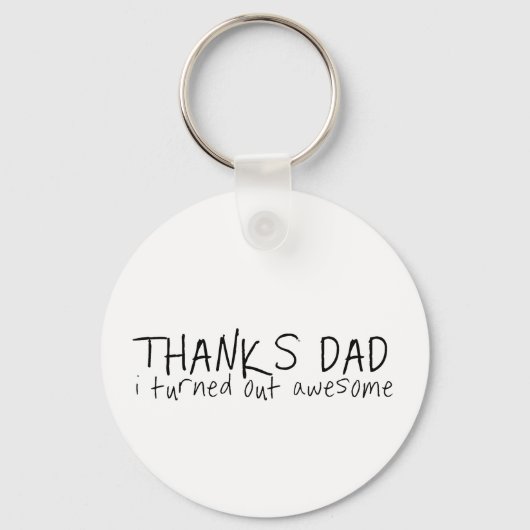 Bedankt vader... Vaderdag cadeau Sleutelhanger (Voorkant)