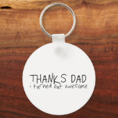 Bedankt vader... Vaderdag cadeau Sleutelhanger (Voorkant)