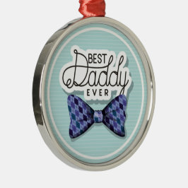 Bedankt vader voor de beste vader ooit metalen ornament