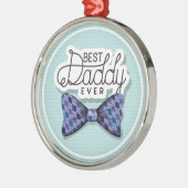Bedankt vader voor de beste vader ooit metalen ornament (Links)