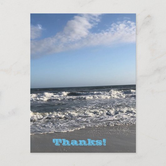 Bedankt Vakantievakdag Briefkaart (Voorkant)