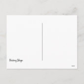 Bedankt Vakantievakdag Briefkaart (Achterkant)