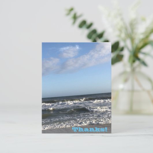 Bedankt Vakantievakdag Briefkaart (Staand voorkant)