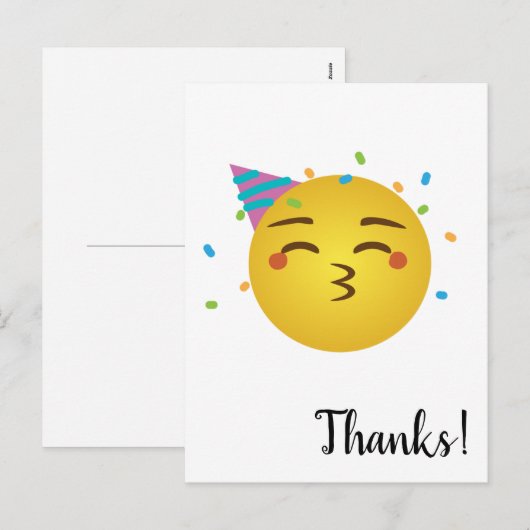 Bedankt Vakantievakdag Briefkaart (Voorkant / Achterkant)