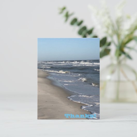 Bedankt Vakantievakdag Briefkaart (Staand voorkant)