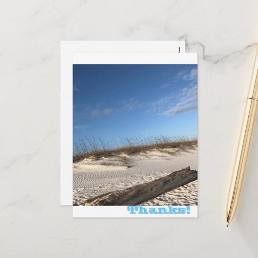 Bedankt Vakantievakdag Briefkaart (Voorkant / Achterkant in situ)