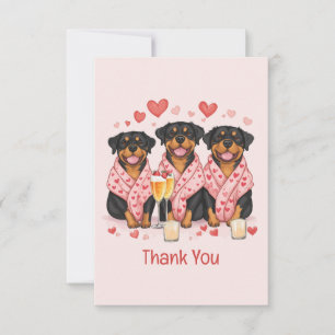 Bedankt Valentijnsdag Rottweiler Dogs