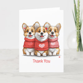 Bedankt Valentijnse Pembroke Welsh Corgi Dogs