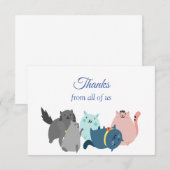 Bedankt van alle Amerikaanse vun katten Cartoons (Voorkant / Achterkant)