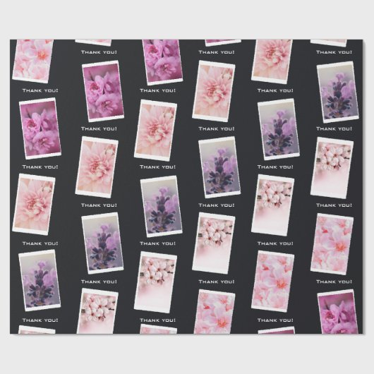 Bedankt van een professionele fotograaf! cadeaupapier (Vlak)