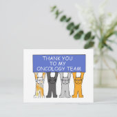 Bedankt van het Oncologieteam Briefkaart (Staand voorkant)