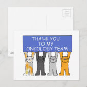 Bedankt van het Oncologieteam Briefkaart (Voorkant / Achterkant)