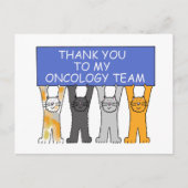 Bedankt van het Oncologieteam Briefkaart (Voorkant)