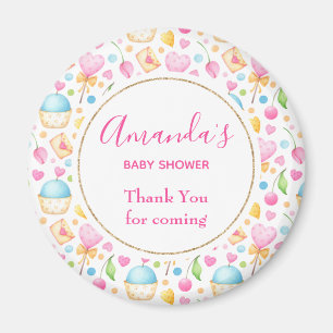 Bedankt van het Patroon van de Waterverf van het h Magneet