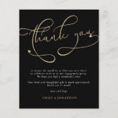 Bedankt van het Verloving van de gouden Zwarte Fot (Voorkant)