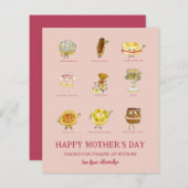 Bedankt van mam voor de begroting van het Gezegde (Voorkant / Achterkant)