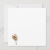 Bedankt van onze Intieme Bruiloft (Achterkant)