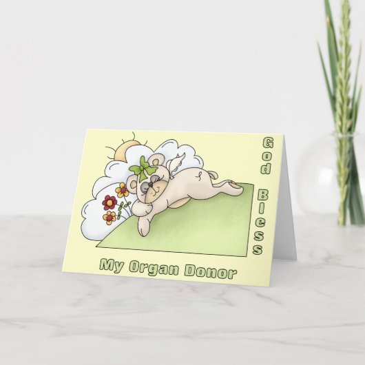 Bedankt van orgaandonoren (Voorkant)