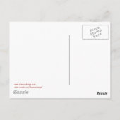 BEDANKT van Sharon geven Briefkaart (Achterkant)