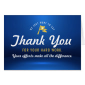 Bedankt van werknemers, een winnaar in bedrijf en  (Voorkant Horizontaal)