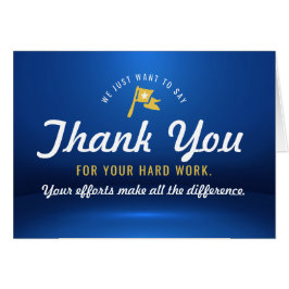 Bedankt van werknemers, een winnaar in bedrijf en 