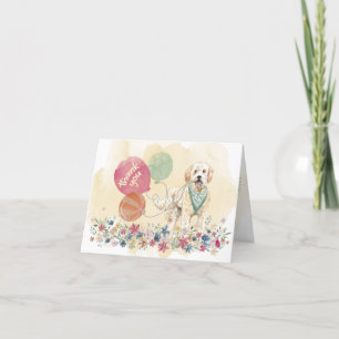 Bedankt van You & Goldendoodle met ballonnen