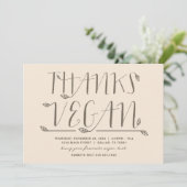 Bedankt Vegan Kaart (Staand voorkant)
