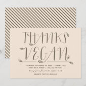 Bedankt Vegan Kaart (Voorkant / Achterkant)