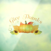 Bedankt venster Cling geven Raamsticker (Vel 3)