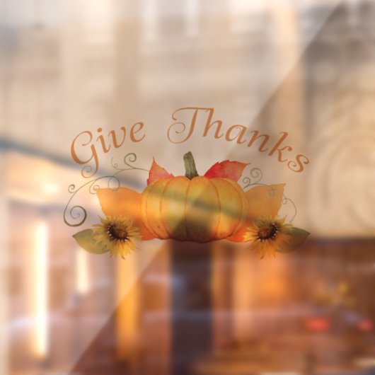 Bedankt venster Cling geven Raamsticker (Vel 2)