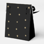 Bedankt Verjaardag Gouden Glitter Sterren Favoriet Bedankdoosjes (Achterkant)