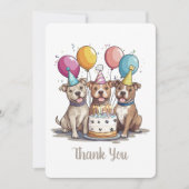 Bedankt Verjaardag Pit Bull Dogs (Voorkant)