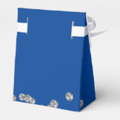 Bedankt Verjaardag Silver Glitter Confetti Royal Bedankdoosjes (Achterkant)