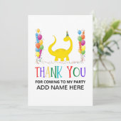 Bedankt Verjaardagskaart (Staand voorkant)