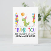 Bedankt Verjaardagskaart (Staand voorkant)