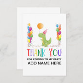 Bedankt Verjaardagskaart (Voorkant / Achterkant)